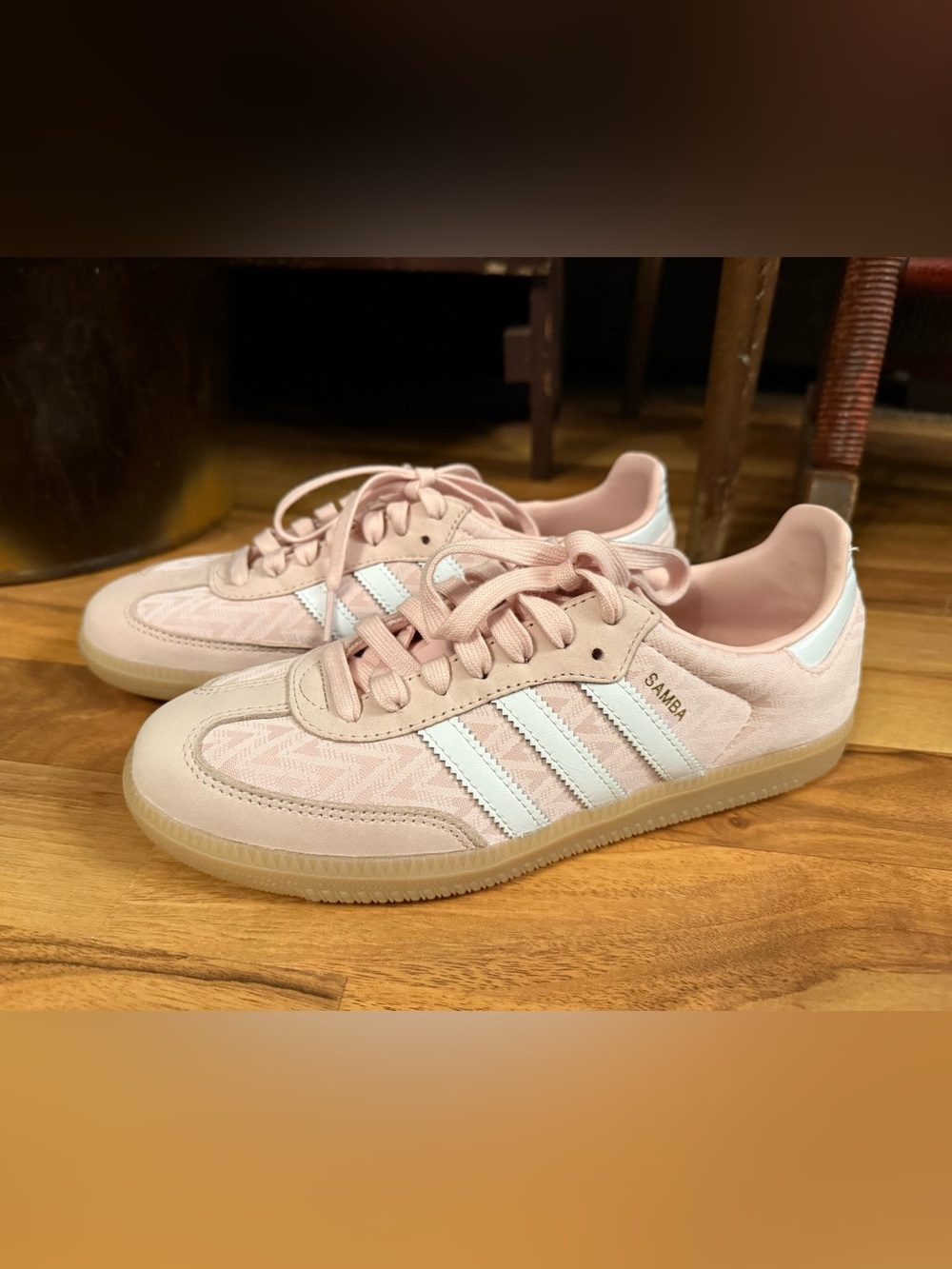 Adidas Samba OG shoes sneakers Sandy Pink colorway Size 7.5 WOMANS Never Worn